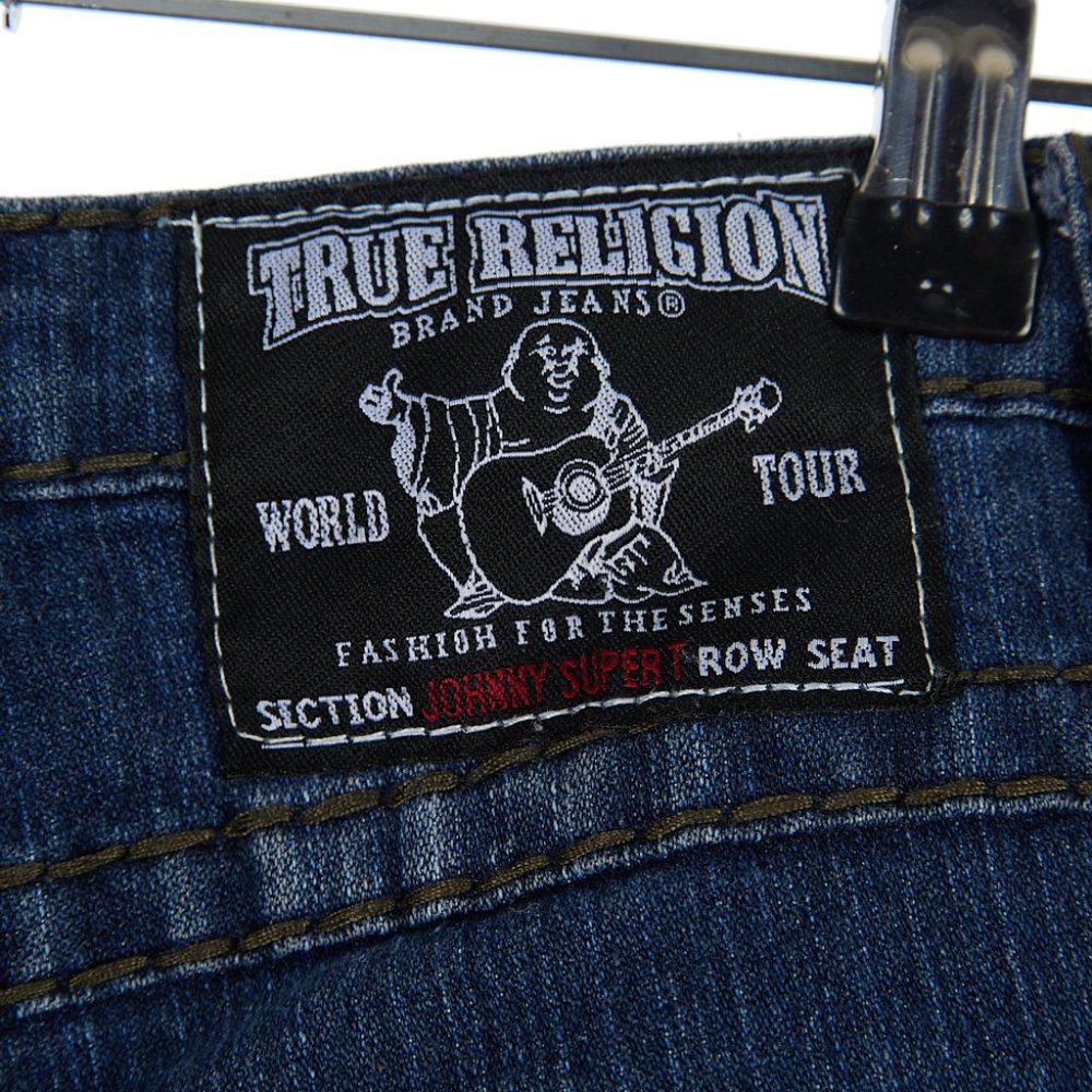 True Religion Lightly Distressed Low-Mid Rise Jeans Women's Size 29 - Picture 5 of 11